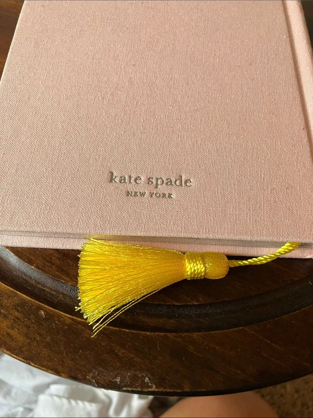 Kate Spade: Pink “I do.” Cloth Hardcover Journal
